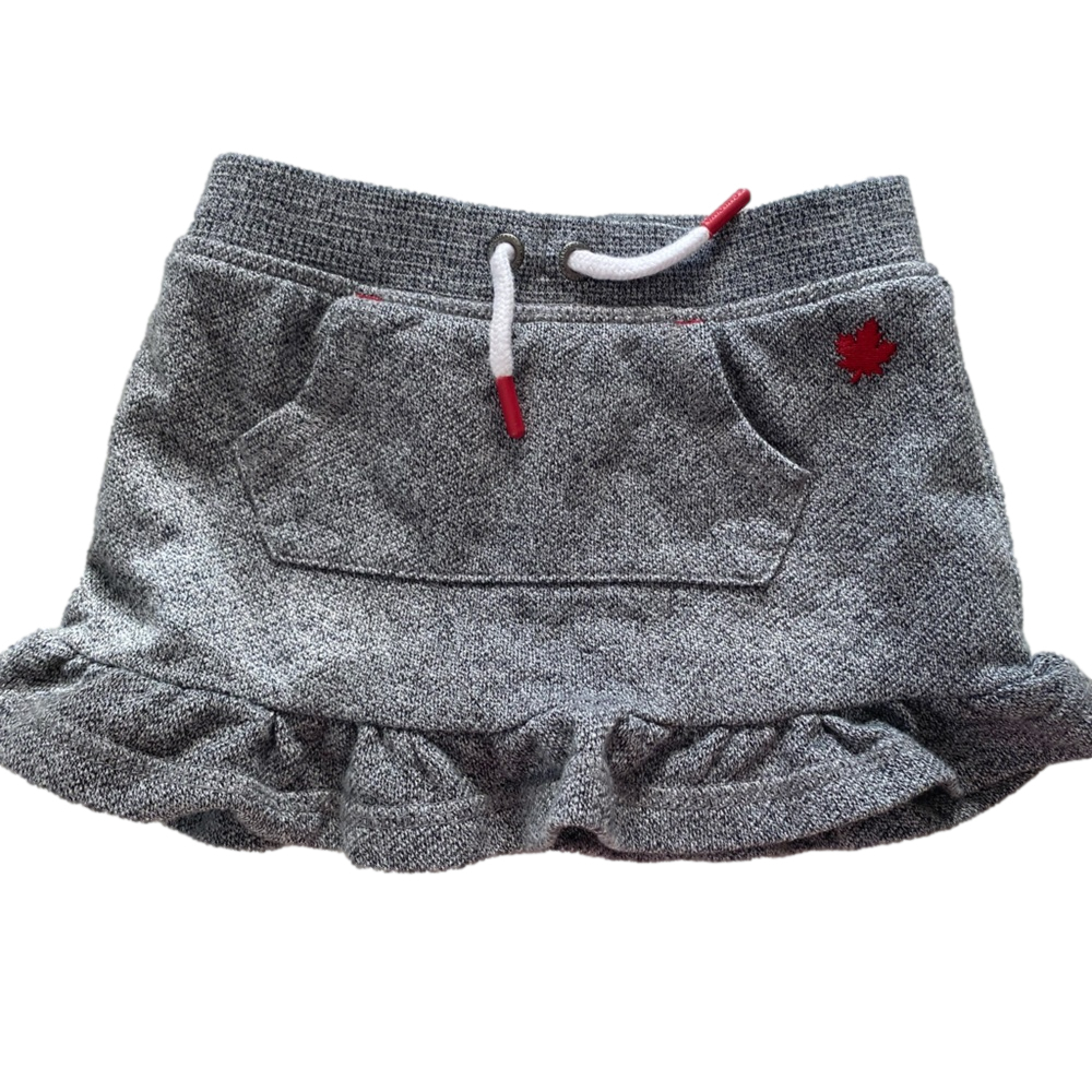 Canadiana girls skort organic cotton 12 months